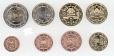 Австрия, 2008, Годовой набор Монет 1с-2 Евро.-миниатюра